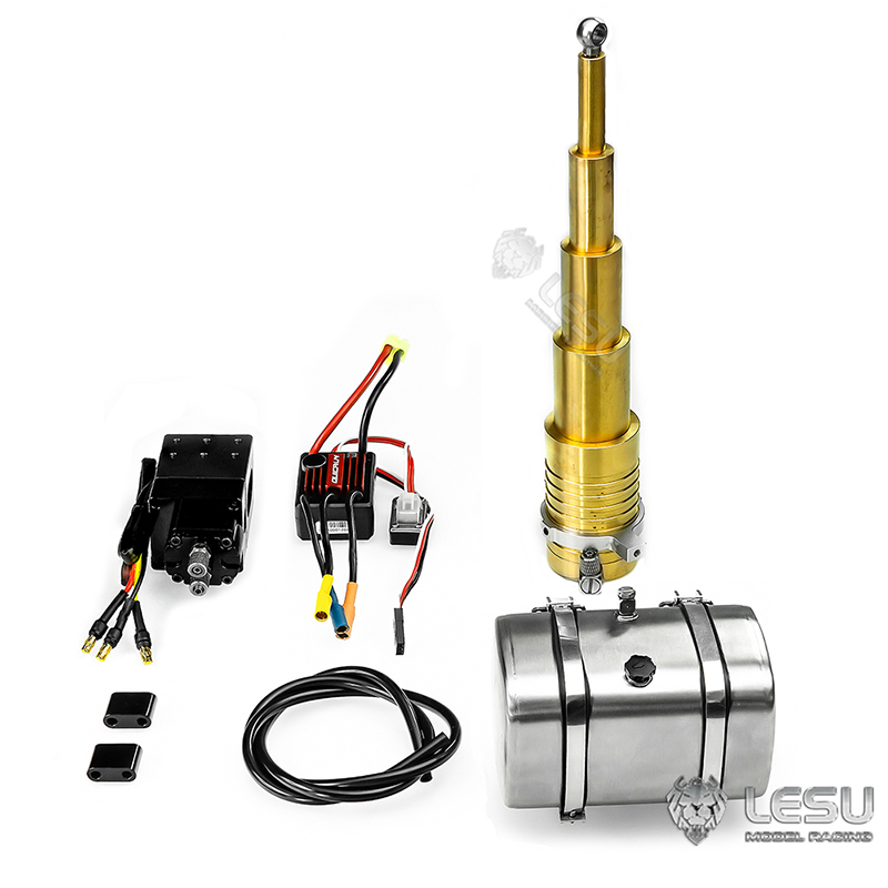Hydraulic Car Lift - Układ hydrauliczny 1/14 LESU podnośnik hydrauliczny