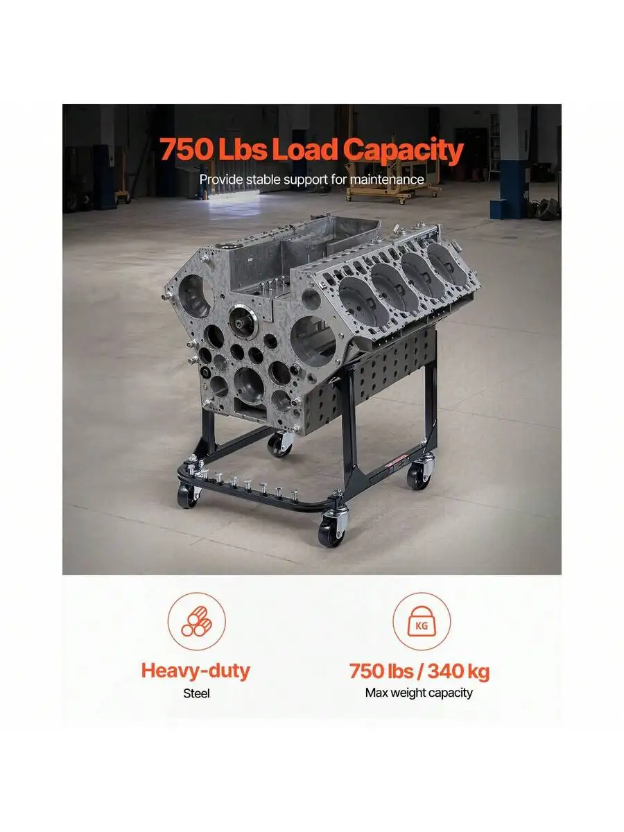Engine Stand Heavy Duty - Stojak na silnik, udźwig 750 funtów,