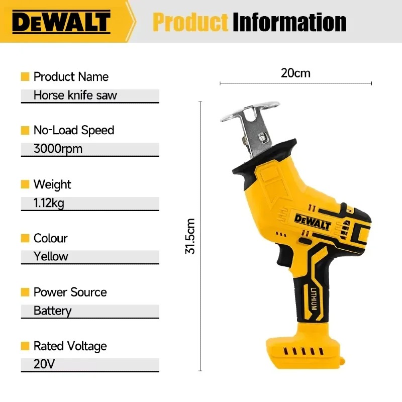 Piła elektryczna Dewalt 2800RP – Metal Saw Reciprocating recenzja i cena
