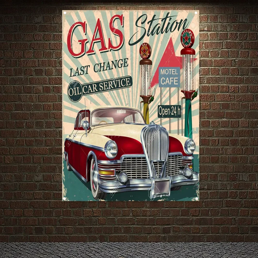 GAS Station Open 24h Vintage C – Auto Repair Shop Open recenzja i cena